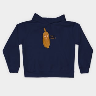 hey mate, funny banana Kids Hoodie